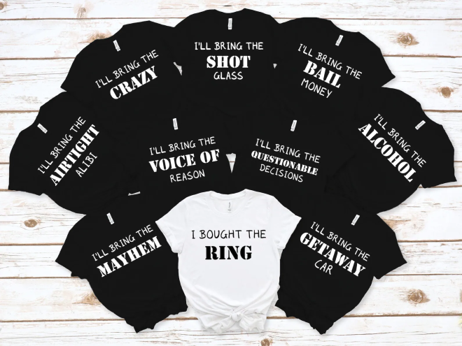 Custom stag do t-shirts