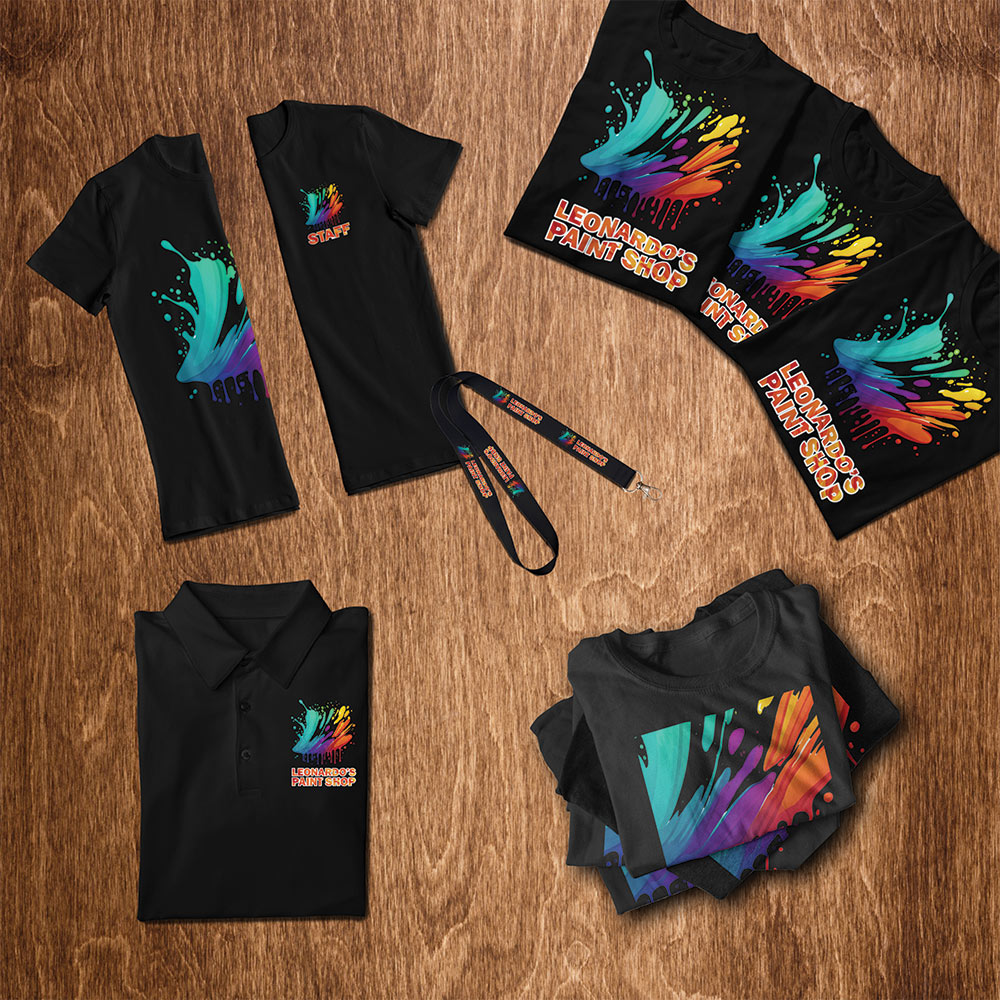 Custom promotional merchandise and partywear